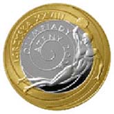 Новая польская монета, посвящённая XXVIII Олимпийским играм 2004 года в Афинах